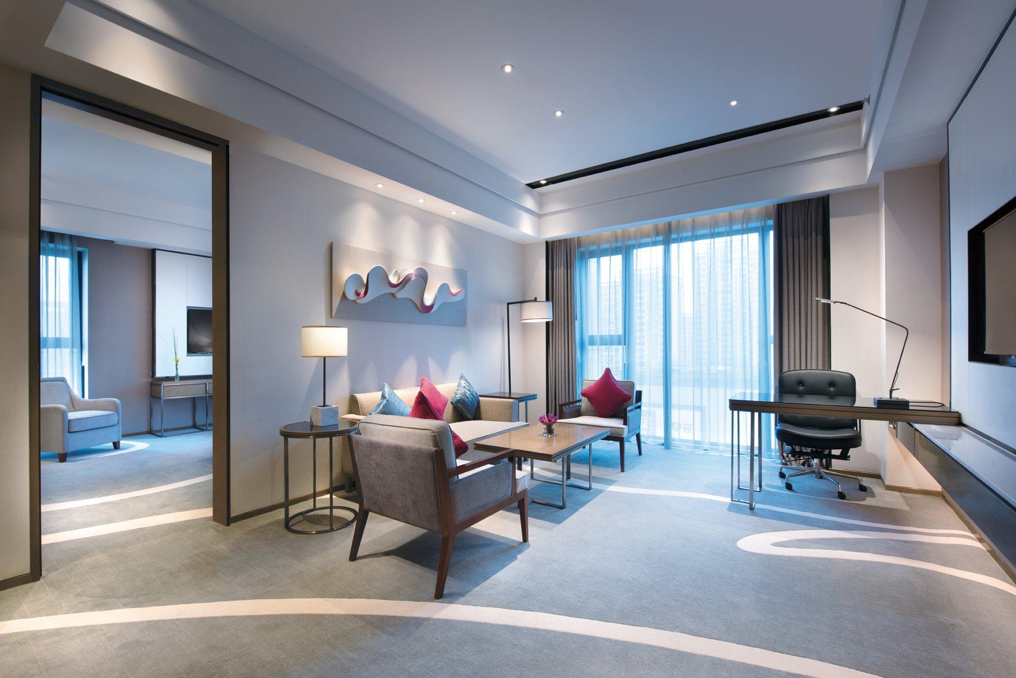 Crowne Plaza Hangzhou Qiantang - The Subway Can Reach The West Lake Scenic Area As Well As The Airport And High-Speed Rail Station, Adjacent To Jinsha Lake And Longfor Paradise Walk Exteriör bild